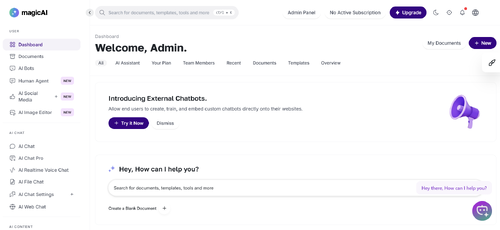 MagicAI - OpenAI Content, Text, Image, Chat, Code Generator SaaS 8.6 NULLED Extended